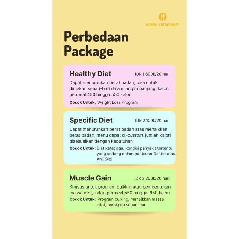 Hanan Catering Healthy Diet 5