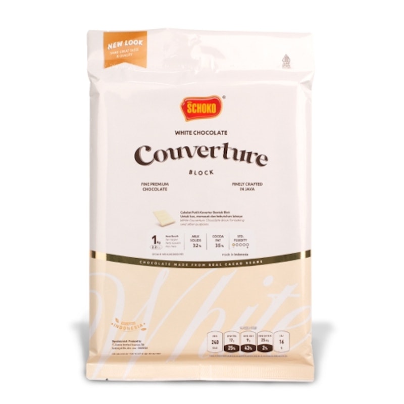 White Chocolate Couverture - Block 1