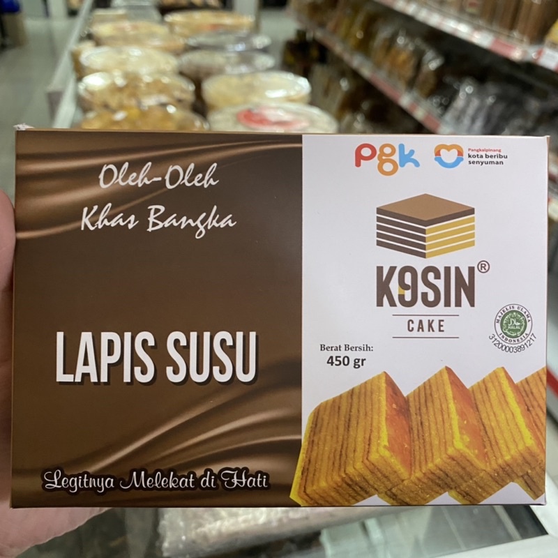 Kosin Kosin Cake Lapis Legit Susu Khas Bangka