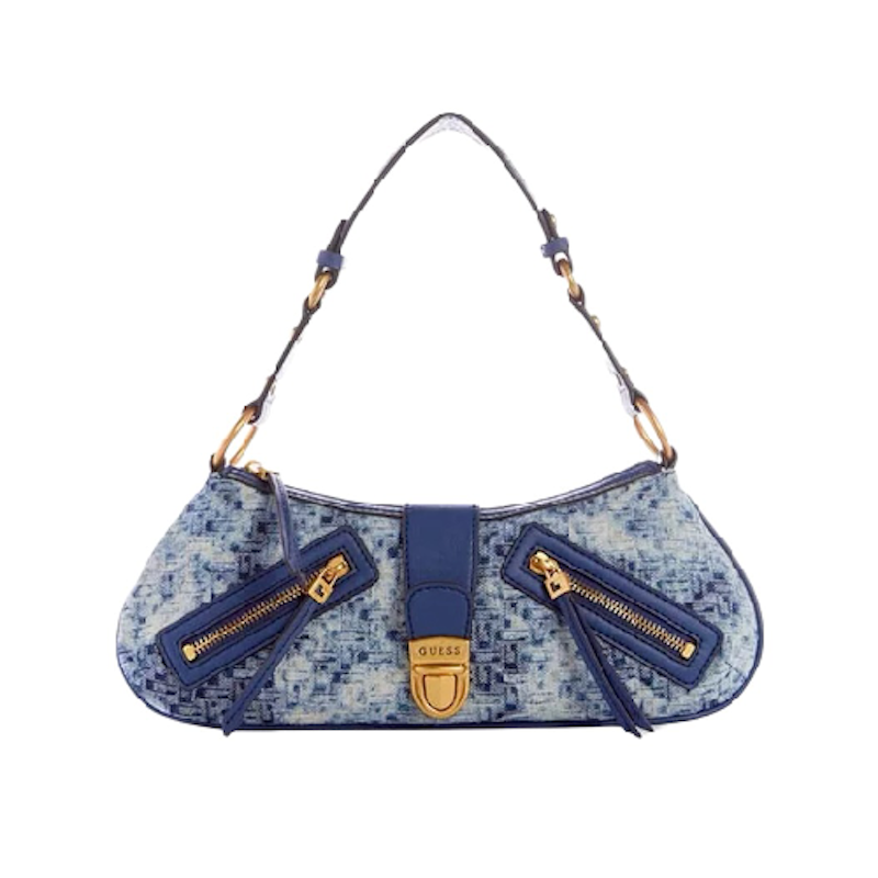 Belle Vintage Top Zip Shoulder Bag 1