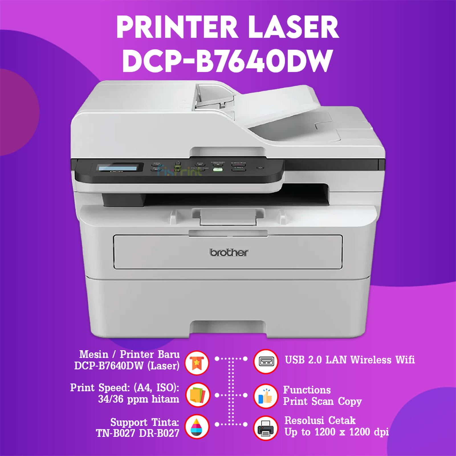 Brother Industries Brother Laser Printer DCP-B7640DW 