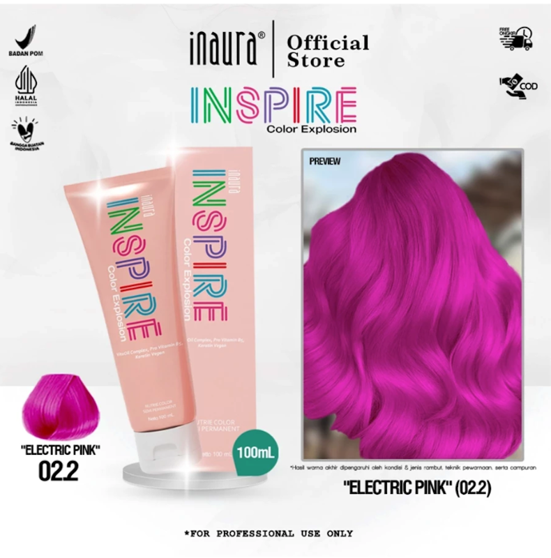 Inaura® Inspire Color Explosion Shocking Pink 02 2