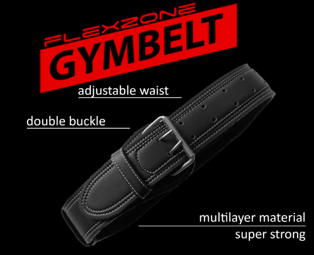 Flexzone Group Flexzone Gym Belt Double Buckle  FAS-001