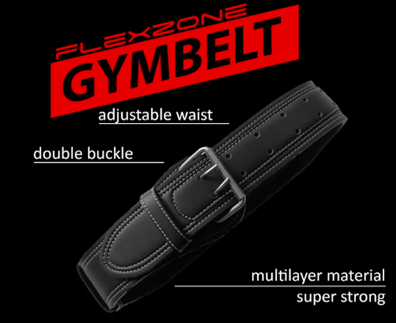 Flexzone Gym Belt Double Buckle 3