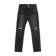 null Trondheim Celana Jeans Pria Frey Ripped Lightning Whisker Black Indigo 1