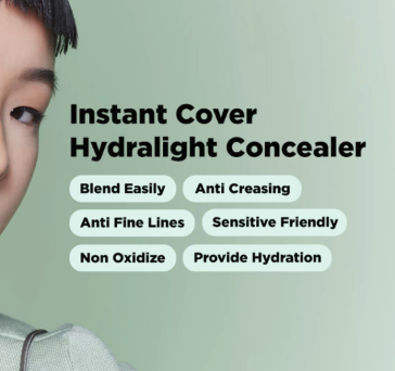 Luxury Cantika Indonesia Luxcrime Instant Cover Hydralight Concealer C01 Buttercream