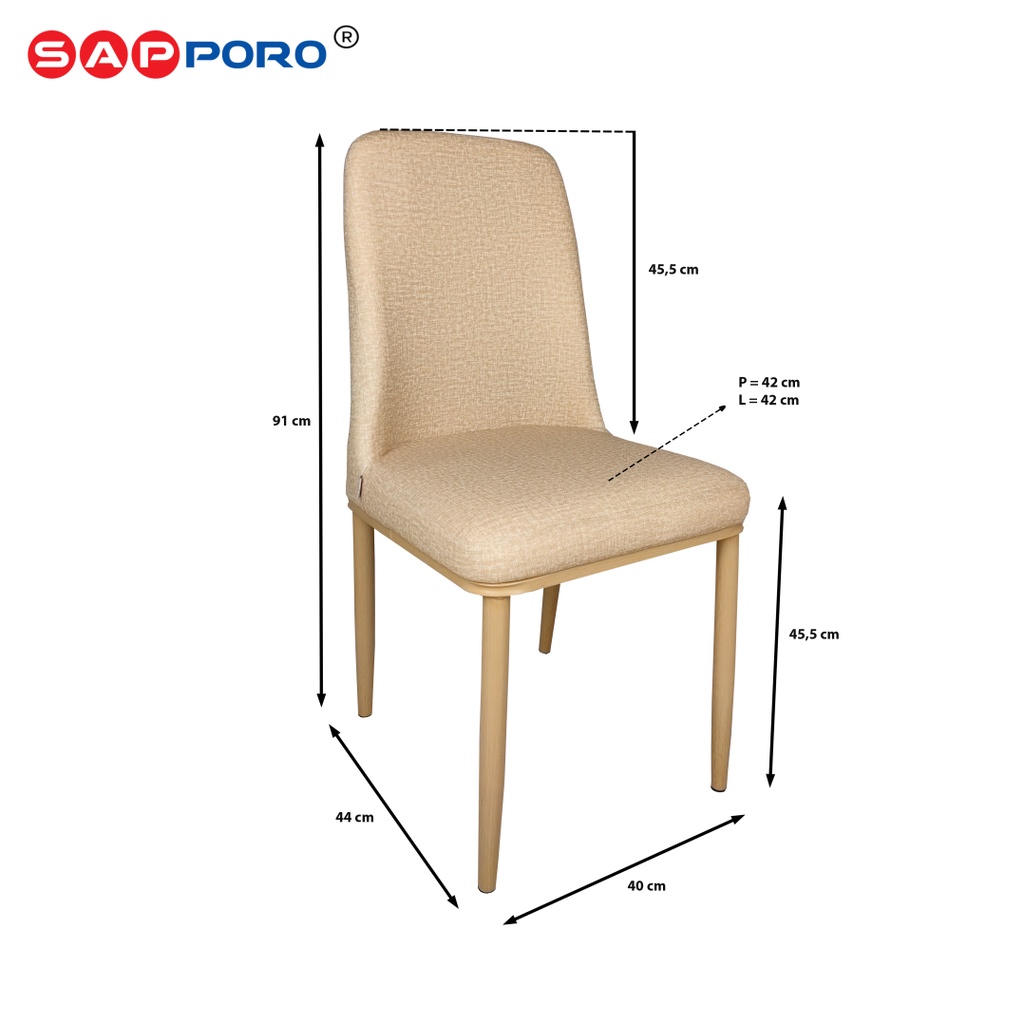 Industri Furniture Indonesia SAPPORO EMILIA Meja Makan Set Marmer