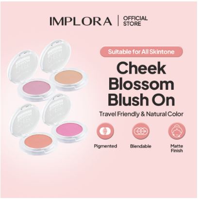 Implora Sukses Abadi Implora Cheek Blossom Blush On - Coral Peach
