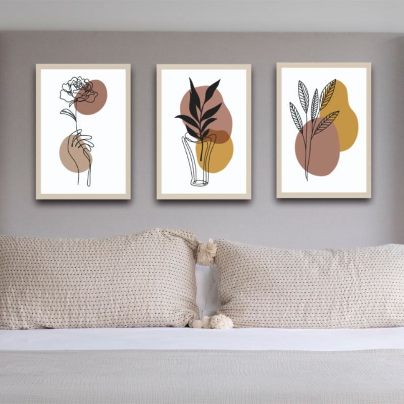 Hiasan Dinding Kamar Seri Tropical Nordic 5