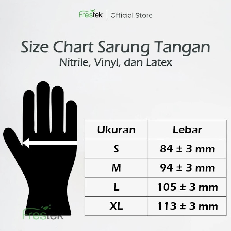 Trasti Aid Nitrile Examination Gloves