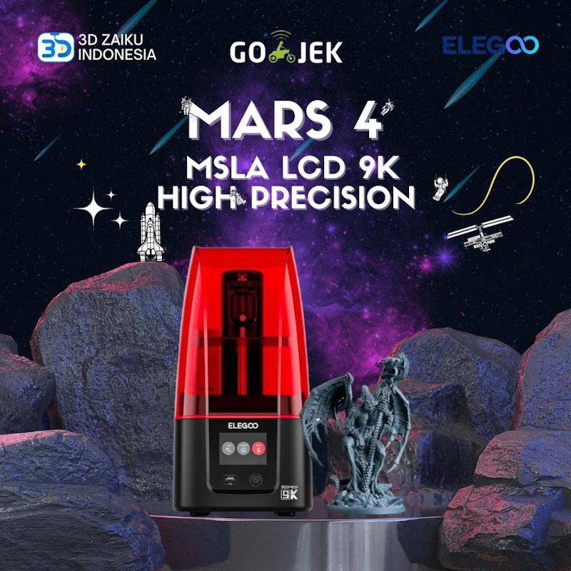 Elegoo Mars 4 9K Resin 3D Printer 5