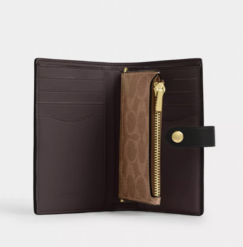 Coach 2 In 1 Wallet In Blocked Signature Canvas 2