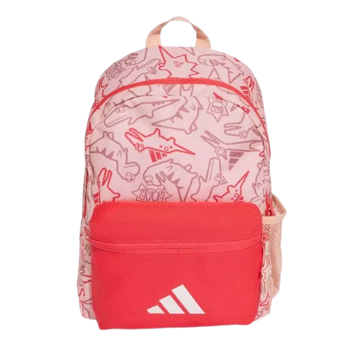 adidas Adiraptor Backpack Kids Semi Lucid Red / Powder Coral  1