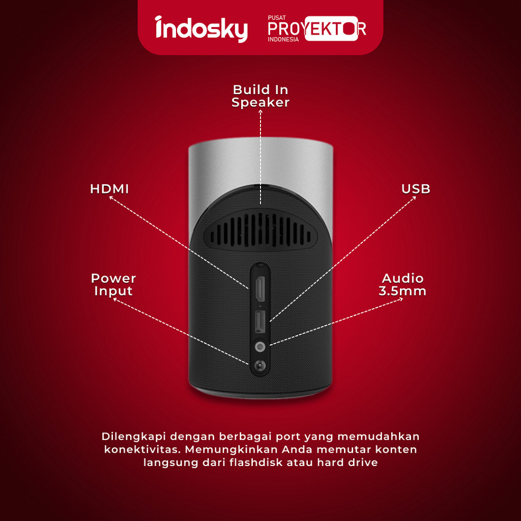 Indosky Tech Indonesia Indosky DLP Series Projector SKY D8