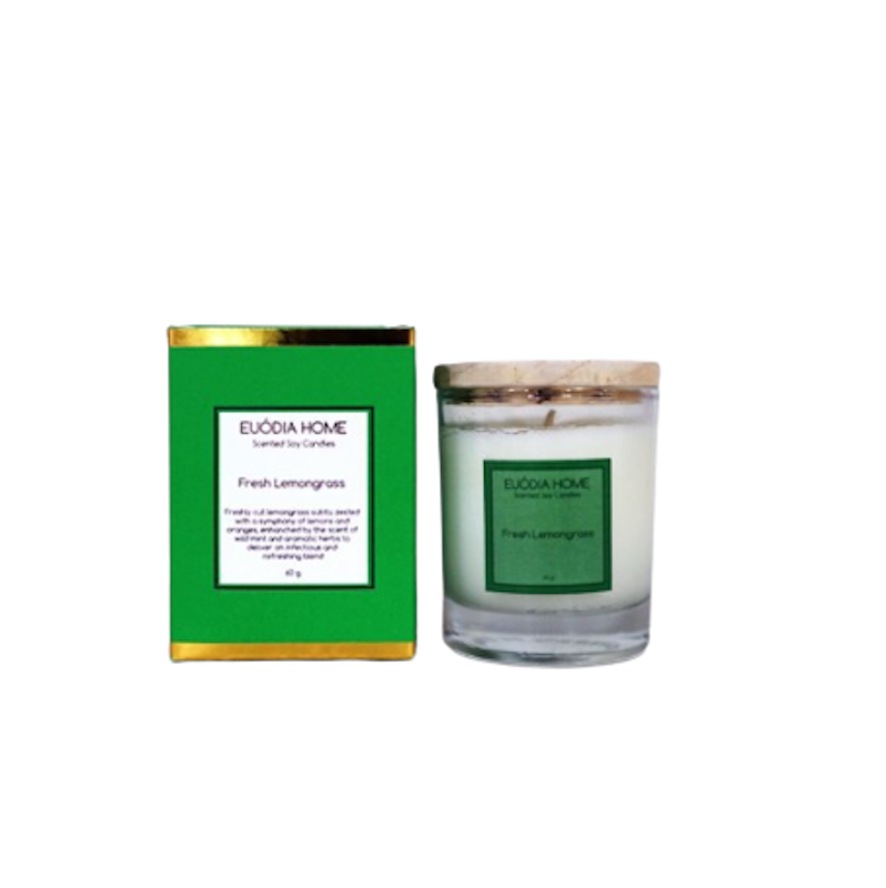Home Fresh Lemongrass Soy Scented Candles 2