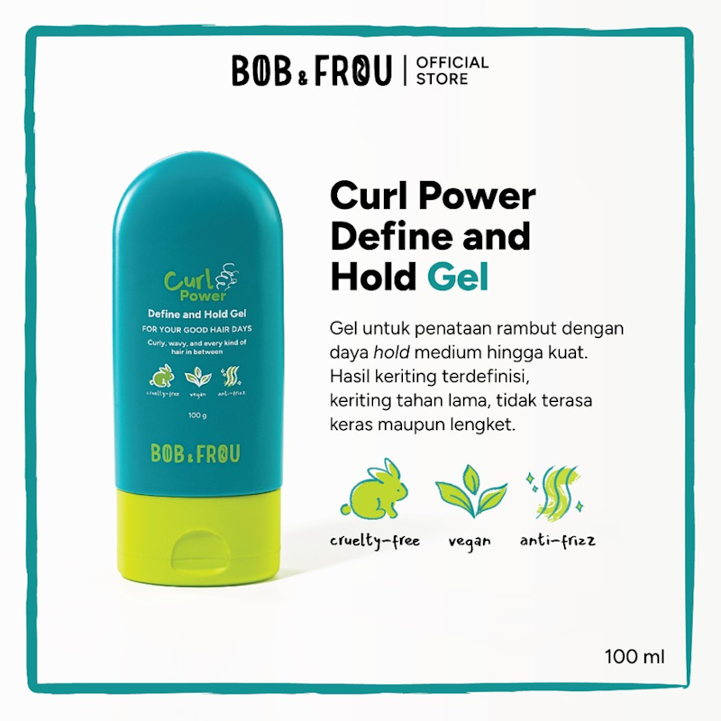 BOB & FROU Curl Power Define And Hold Gel 2