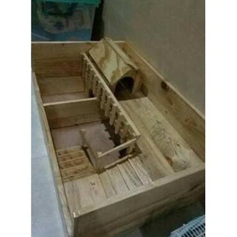 Kandang Marmut Tingkat Kayu Jati Belanda 2