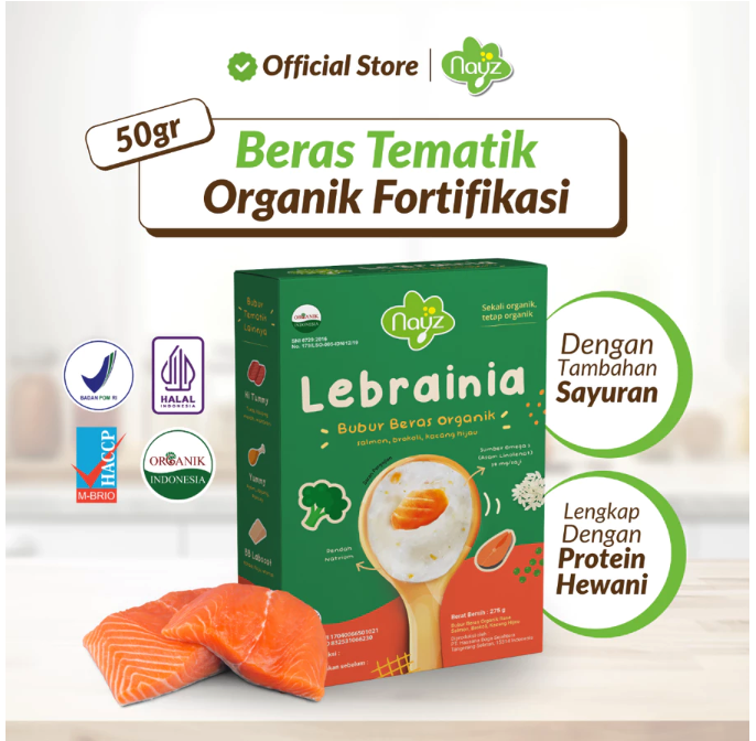  Hassana Boga Sejahtera Nayz Lebrainia Bubur Beras Organik