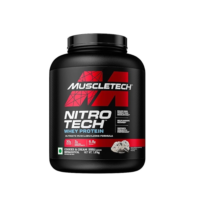 MuscleTech Nitrotech Whey Protein Cookies & Cream 1
