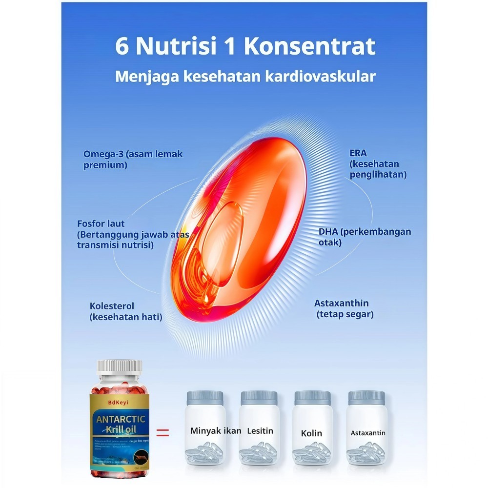  BdKeyi Antarctic Krill Oil Capsules 