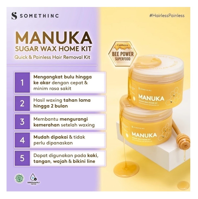 Manuka Sugar Wax Home Kit 5