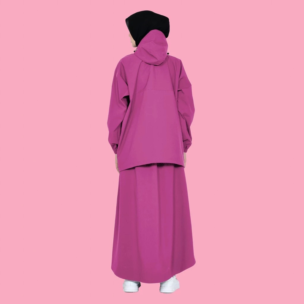  Peakglory Jas Hujan Wanita Rok