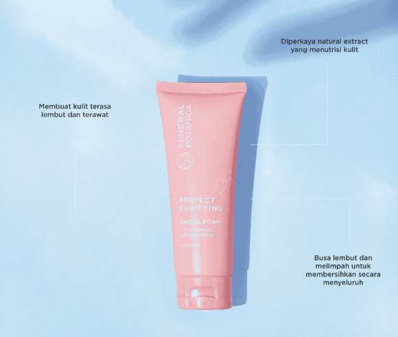 Mica Jaya Pratama Mineral Botanica Perfect Purifying Facial Foam