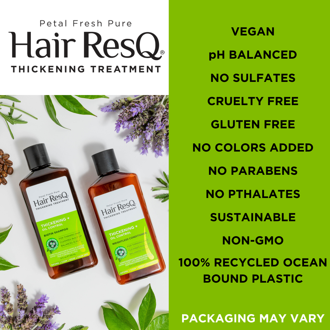 Petal Fresh Pure Hair ResQ Thickening Treatment Oil Control Shampoo with Biotin 4