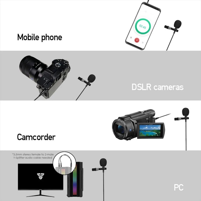 Mic Clip On Lavalier Microphone 3