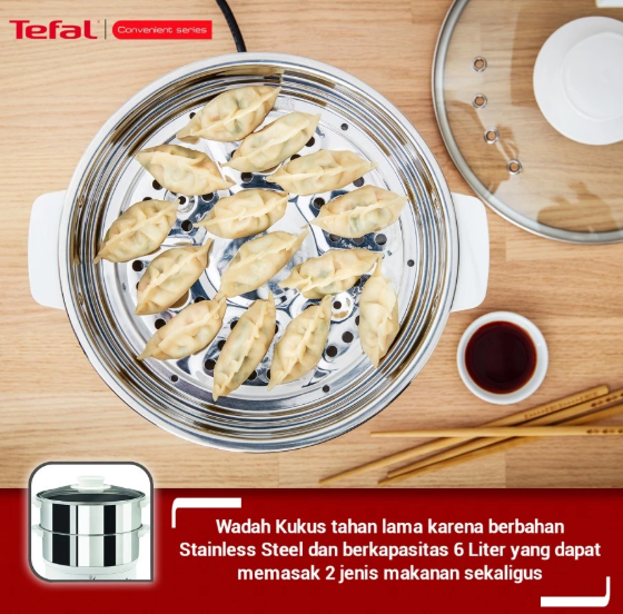 Groupe SEB Tefal Food Steamer Stainless 6L  VC1451