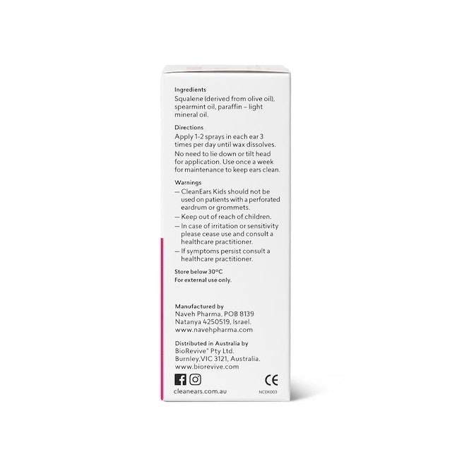BioRevive CleanEars Kids - Ear Wax Removal Spray 4