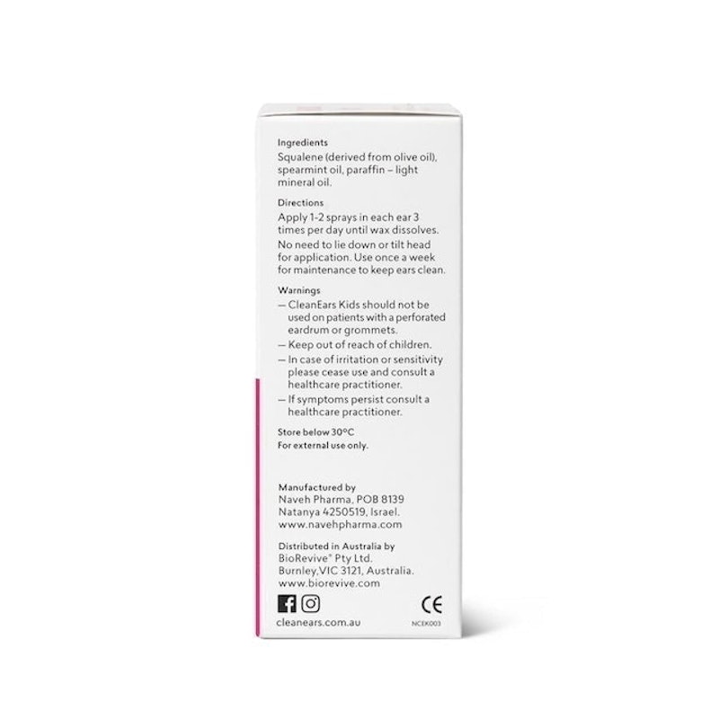 BioRevive CleanEars Kids - Ear Wax Removal Spray 4
