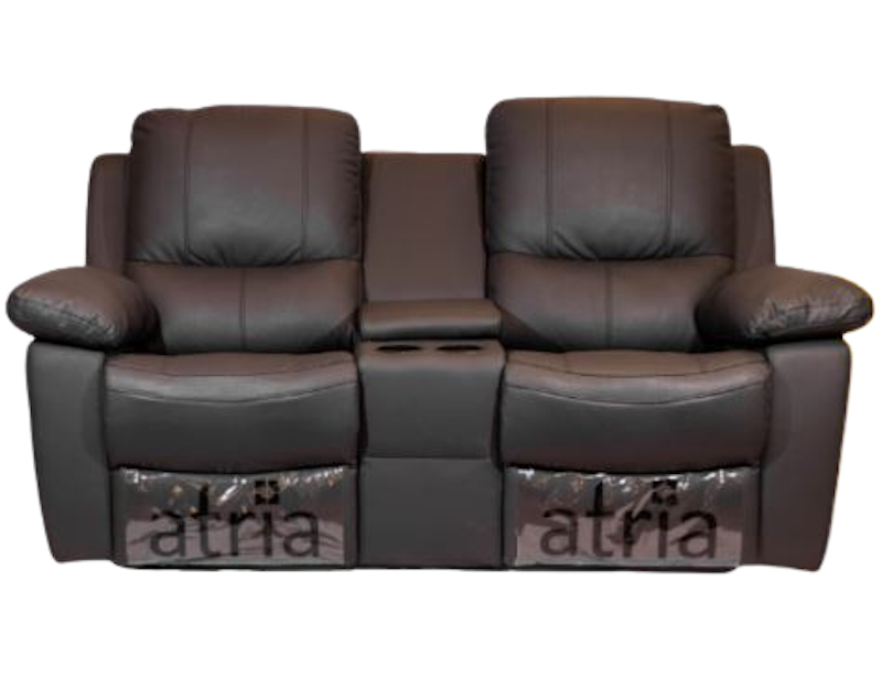 Sofa Recliner Livana 2 Seater with Stocker Air Leather