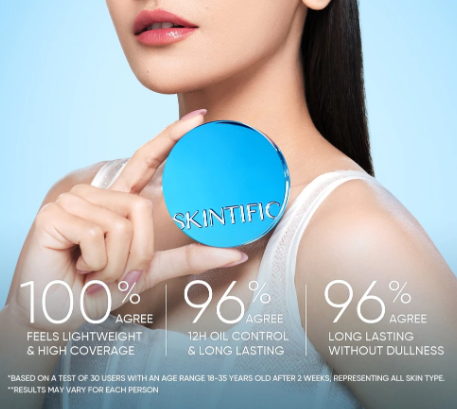 SKINTIFIC Cosmetics SKINTIFIC Perfect Stay Velvet Matte Cushion 01 Vanilla