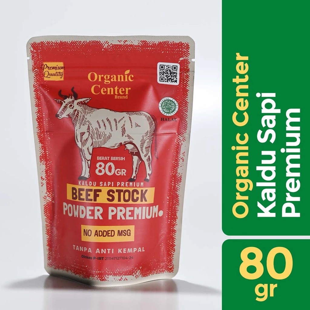 Organic Center Beef Stock Powder Premium 80 gram