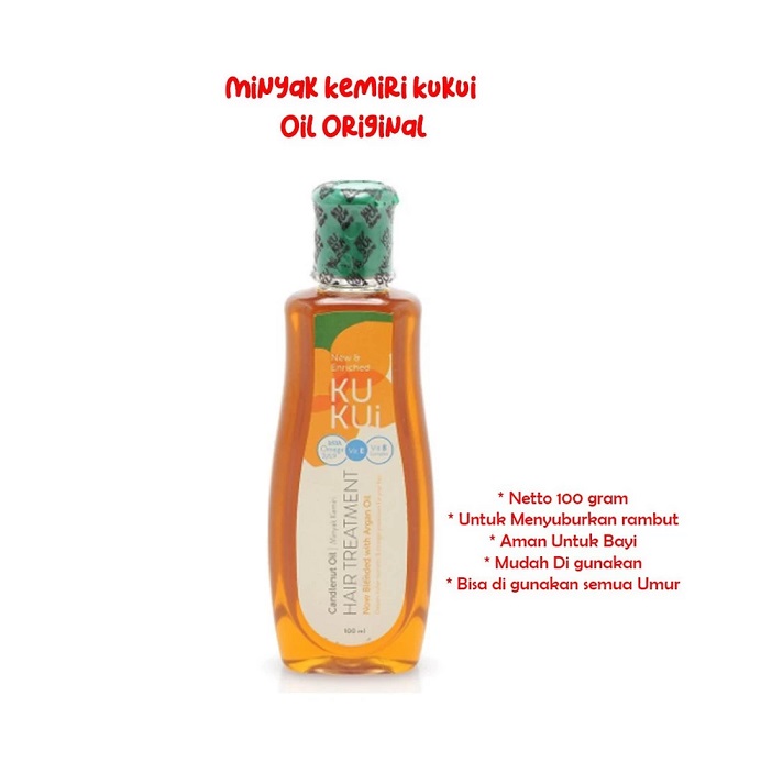 Kukui Famela Surabaya KUKUi Candlenut Oil Hair Treatment