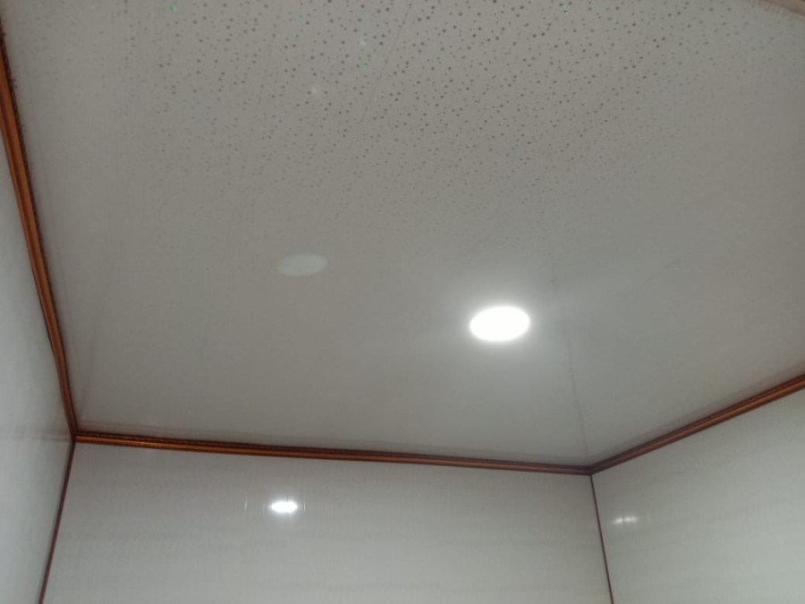 Asia Hoda Indonesia Hoda Plafon PVC Putih Glossy Motif Bintang  T-519 