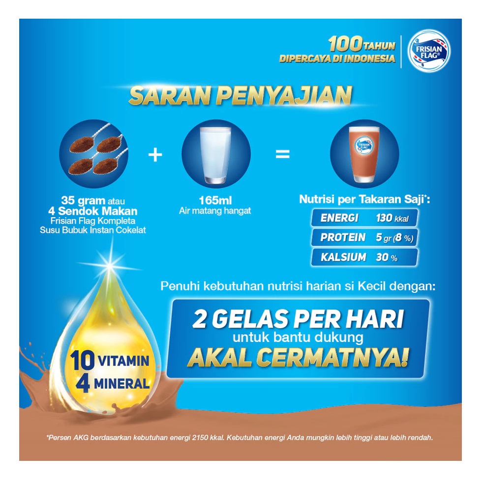 Frisian Flag Indonesia Frisian Flag Kompleta Cokelat Milk Powder