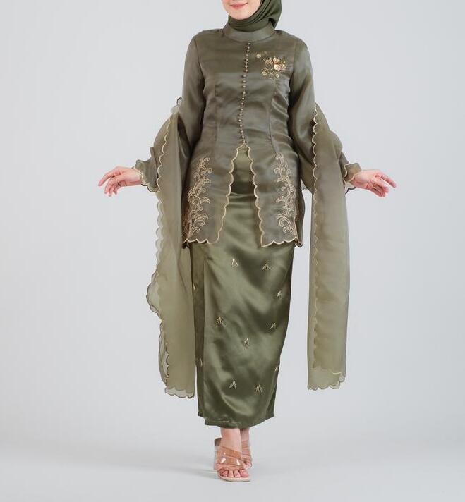 ELBISE ELBISE Alifaa Oneset Baju Kebaya Kurung Melayu Pesta Mix Payet