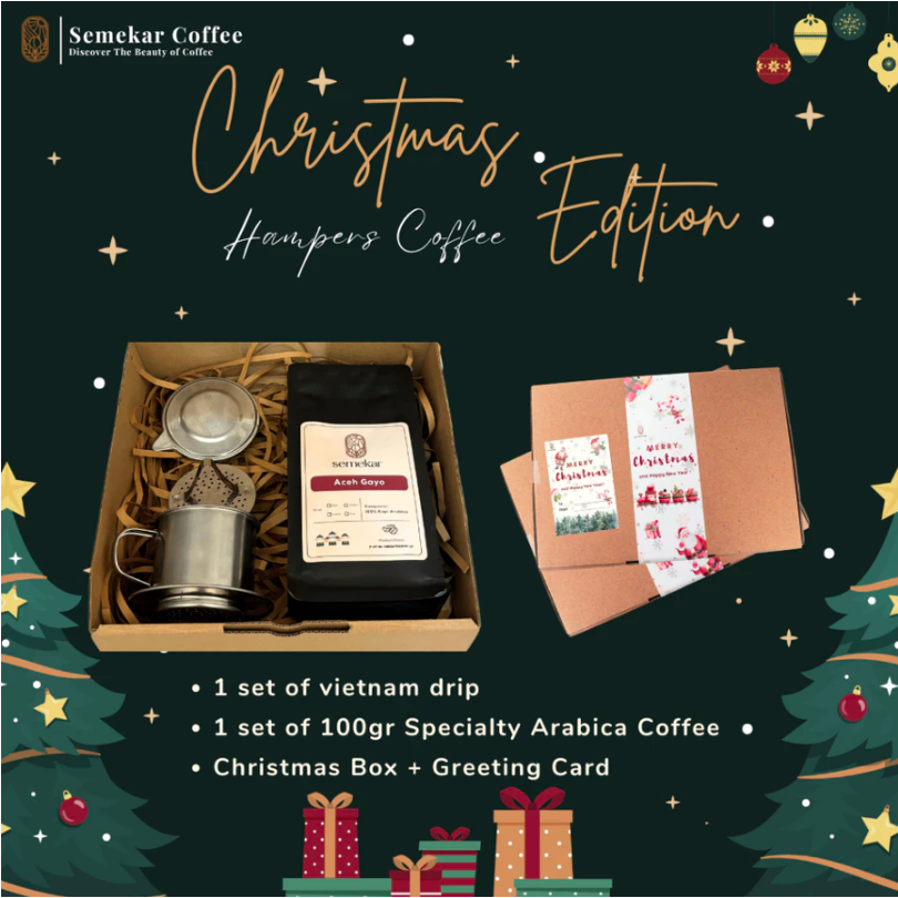 Semekar Coffee Semekar Coffee Gift Box Vietnam Drip + Coffee Arabica 100 g