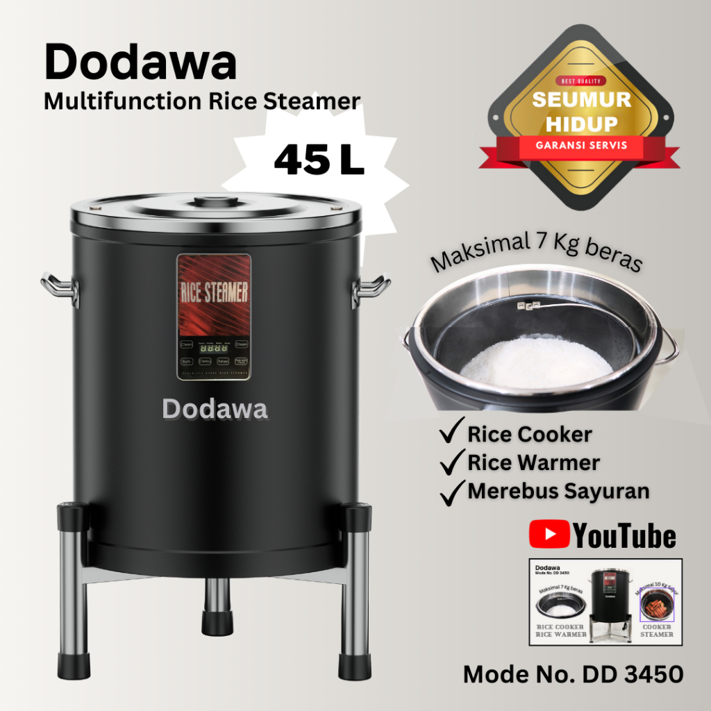  Dodawa Rice Cooker & Rice Warmer DD3450