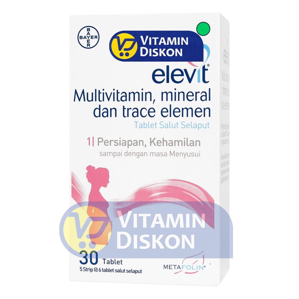 BAYER Indonesia Elevit Multivitamin, Mineral, dan Trace Elemen