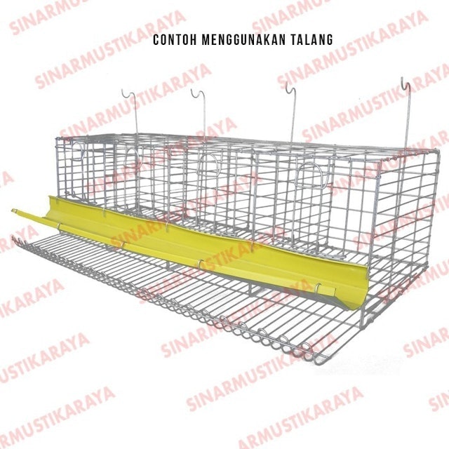 Sinar Mustika Kandang Ayam Petelur Layer Kawat Baterai Galvanis
