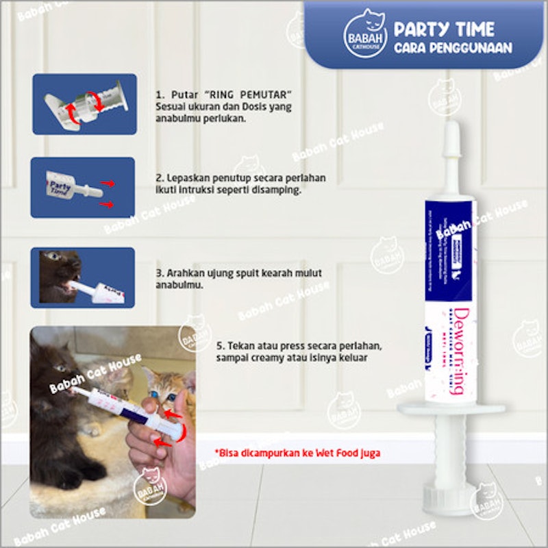 Party Time Deworming Obat Cacing 3