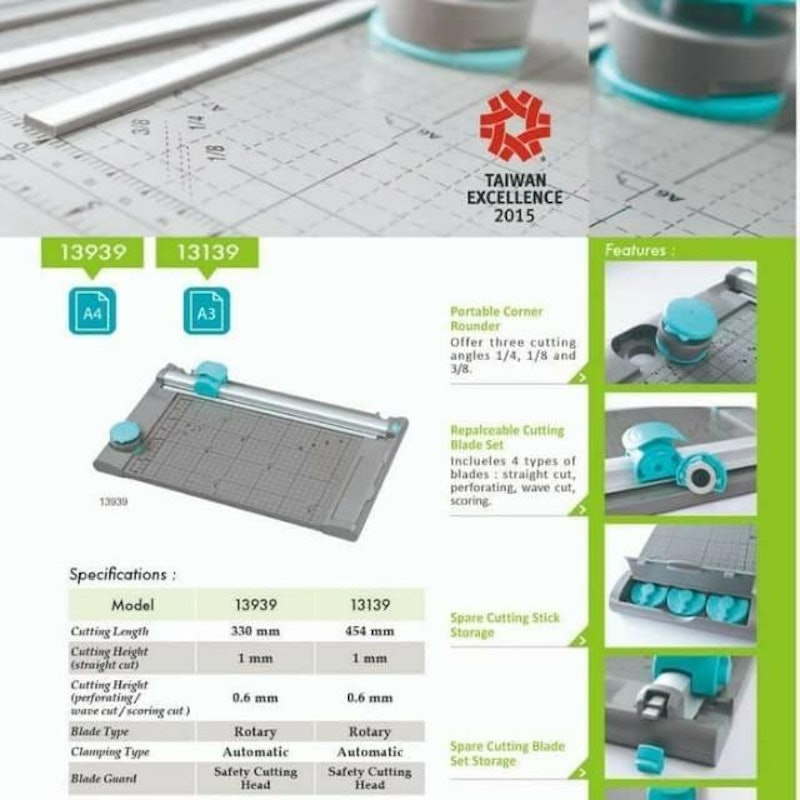 KW-triO 5-in-1 Rotary Paper Trimmer 4