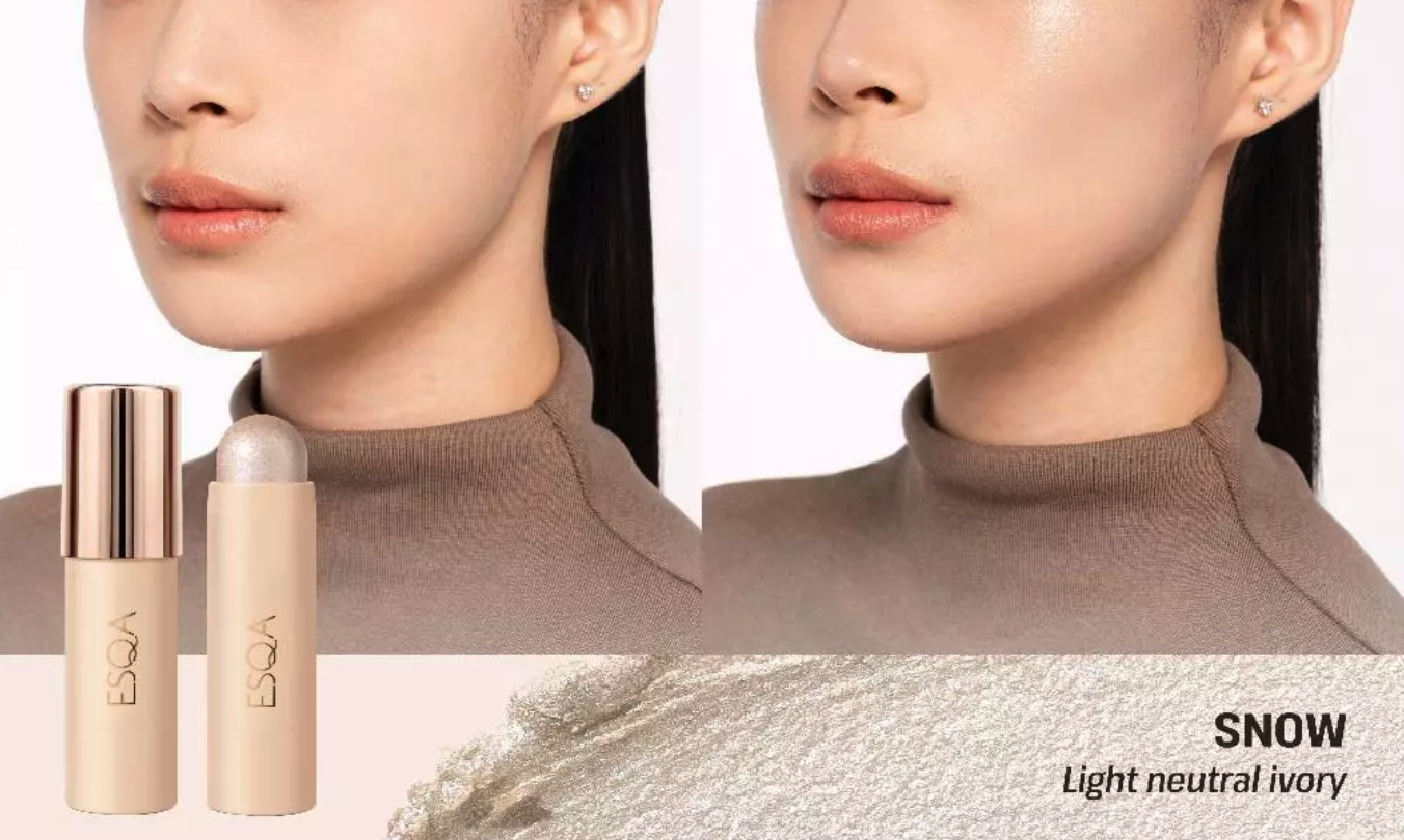 Bitty Balm Stick Highlighter Snow 2