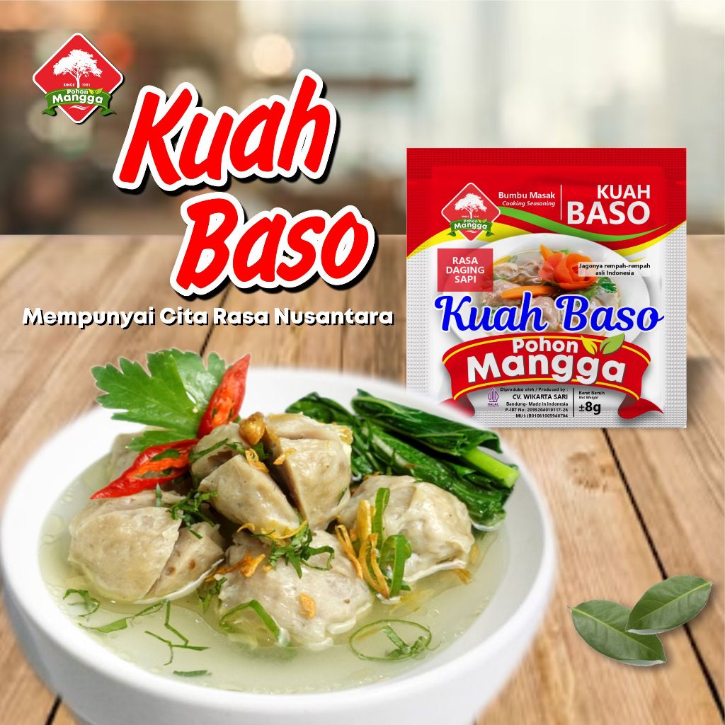Wikarta Sari Cap Pohon Mangga Bumbu Kuah Baso