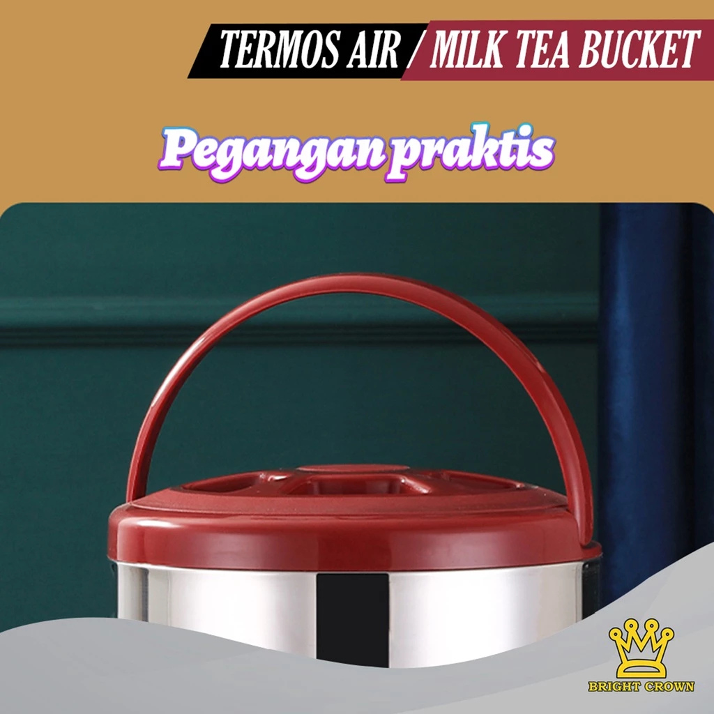 Bright Crown Webstore Bright Crown Milk Tea Bucket Stainless