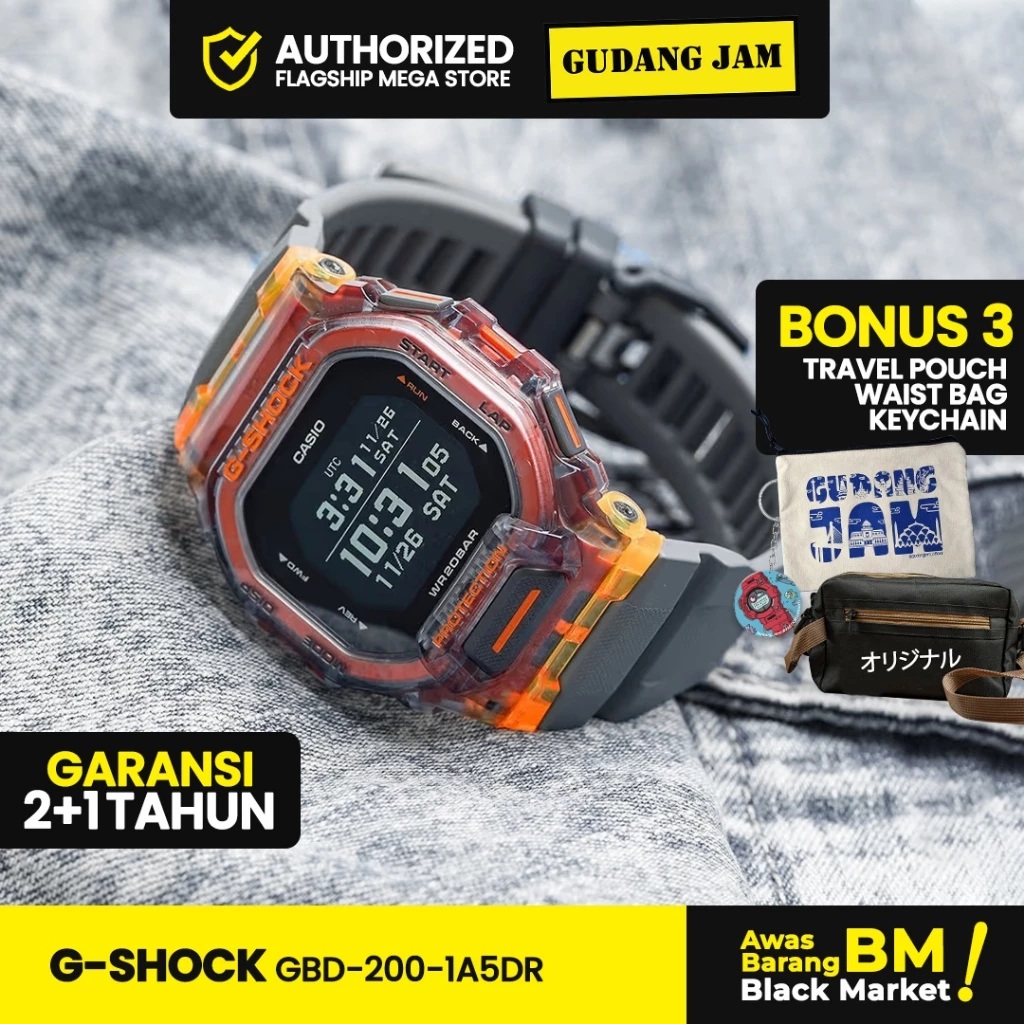 CASIO CASIO G-SHOCK G-Squad Vital Bright Series GBD-200SM-1A5DR