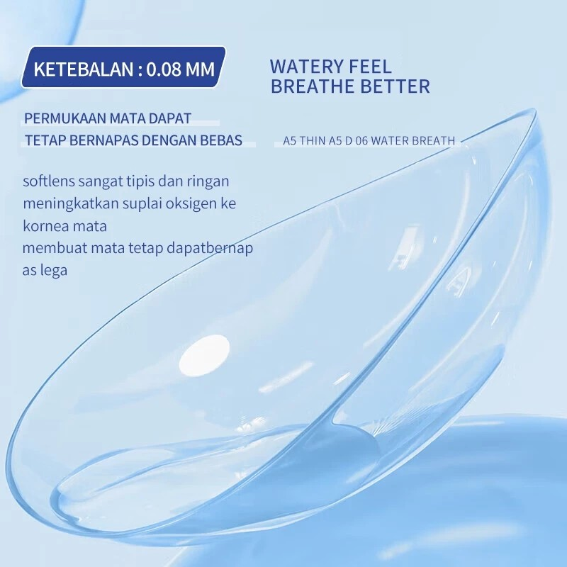 Iris Internasional Mysticeyes Softlens -2.00 Clear Lens